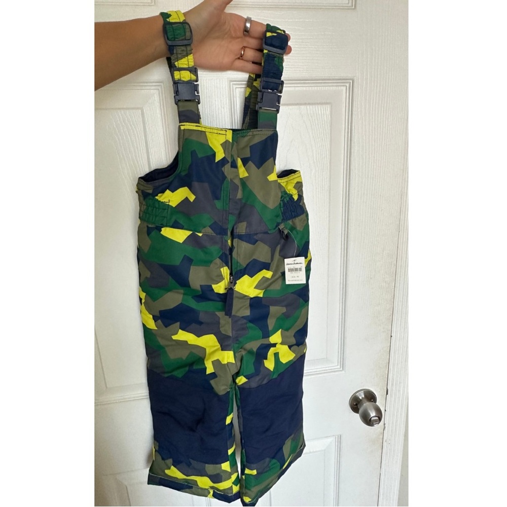 Hanna Andersson Camouflage Overalls - Blue and Green
